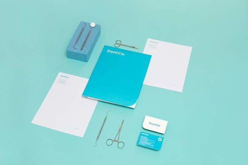 平面设计 dentco 牙科融资公司品牌形象设计