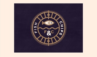 Fish Chips水产鱼品牌形象设计 专业策划与创新Logo设计分享